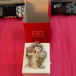 Lenox Holiday Figurine - Red, White, and Green